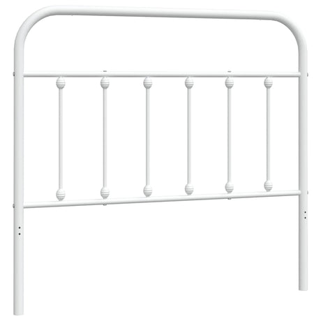 Vidaxl vervangend hoofdbord metaal wit 107 cm