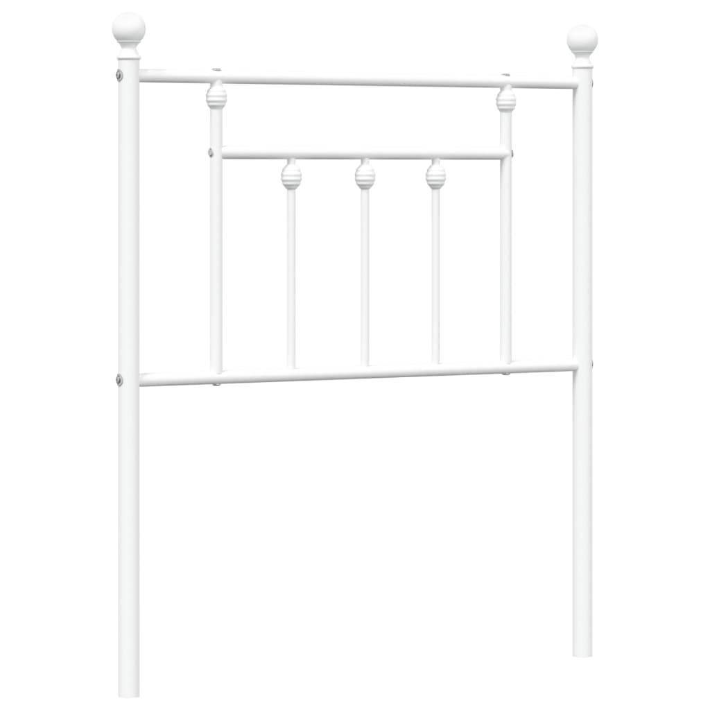 Vidaxl vervangend hoofdbord 75 cm metaal wit