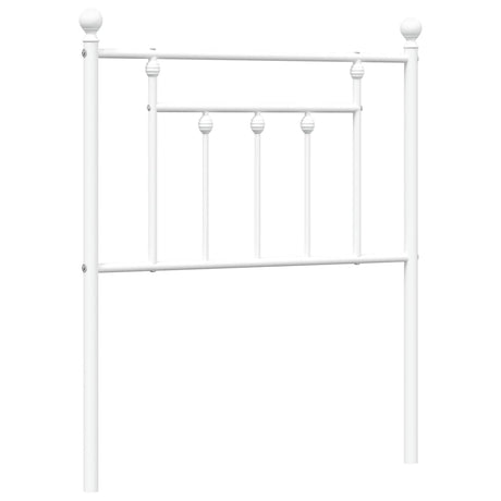 Vidaxl vervangend hoofdbord 75 cm metaal wit