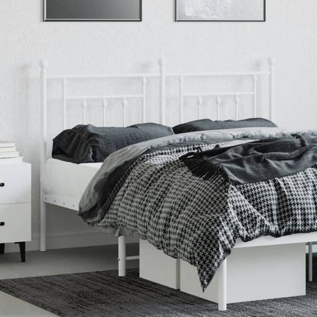 Vidaxl vervangend hoofdbord 150 cm metaal wit