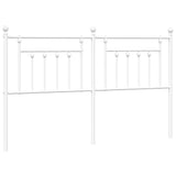 Vidaxl vervangend hoofdbord 180 cm metaal wit