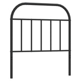 Vidaxl vervangend hoofdbord metaal zwart 80 cm