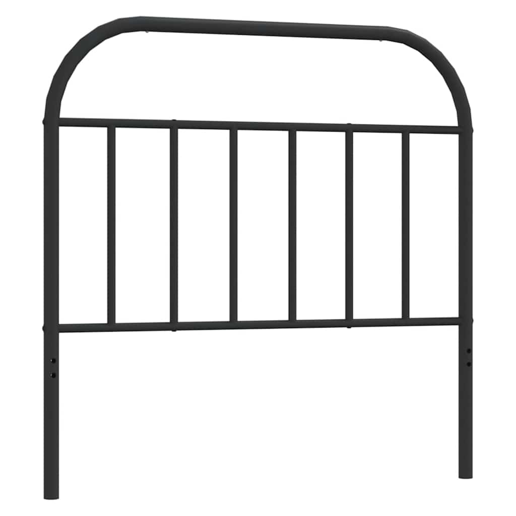 Vidaxl vervangend hoofdbord metaal zwart 100 cm