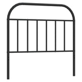 Vidaxl vervangend hoofdbord metaal zwart 100 cm