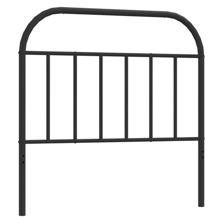 Vidaxl vervangend hoofdbord metaal zwart 107 cm