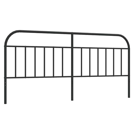 Vidaxl vervangend hoofdbord metaal zwart 193 cm