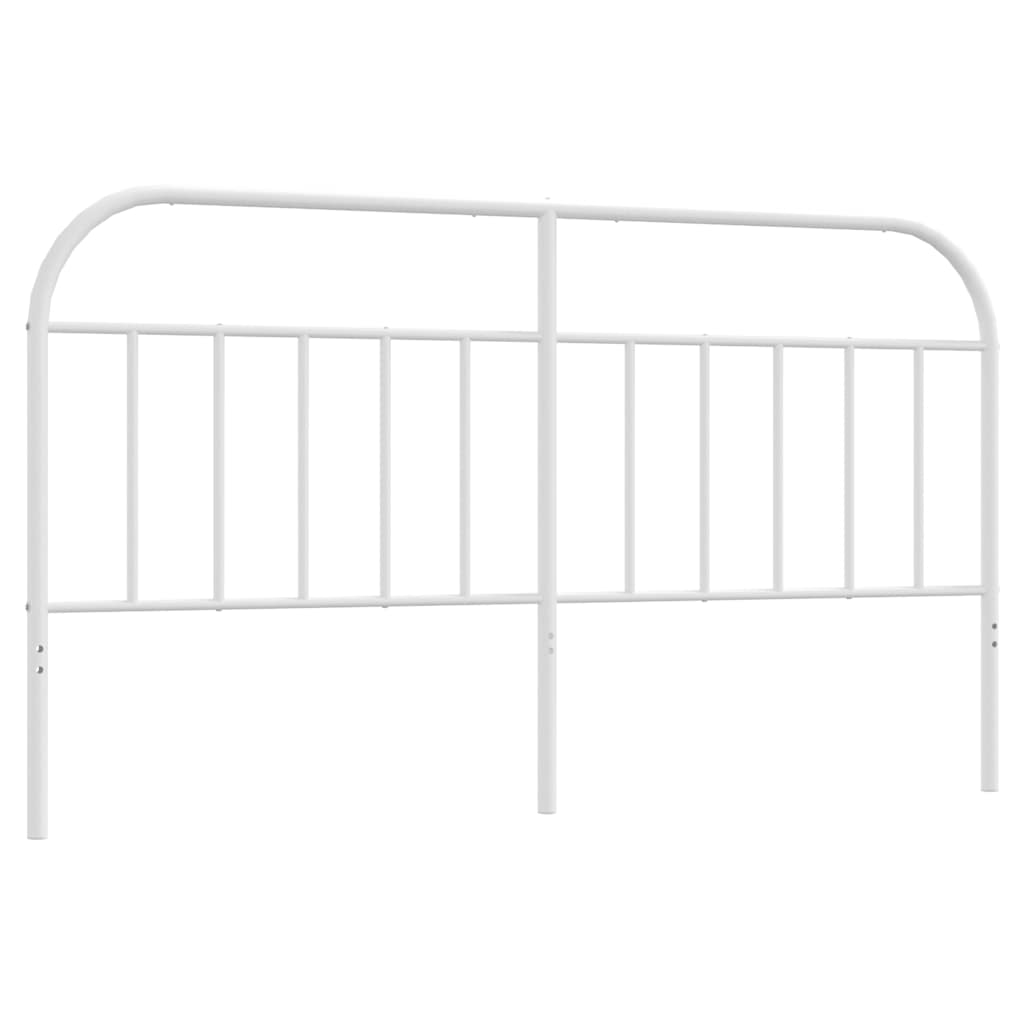 Vidaxl vervangend hoofdbord metaal wit 180 cm