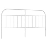 Vidaxl vervangend hoofdbord metaal wit 180 cm