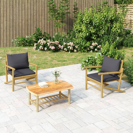 Vidaxl tuintafel 90x55x37 cm bamboe