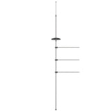 Vidaxl håndkle rack 47x280 cm aluminium