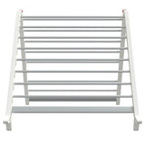 Rack di asciugatura Vidaxl per vasca estendibile in alluminio 53-90 cm