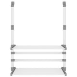 Vidaxl droogrek voor balkon 54x25x42 cm aluminium
