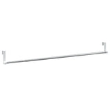 Vidaxl Rido Riles 2 PCs 60-105 cm Aluminium wäiss a sëlwer faarweg