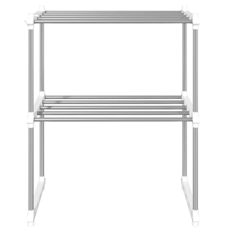 Vidaxl magnetronrek 51x27x63 cm aluminium wit
