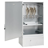 Vidaxl bbq-rookoven met houtsnippers 44,5x29x83 cm staal