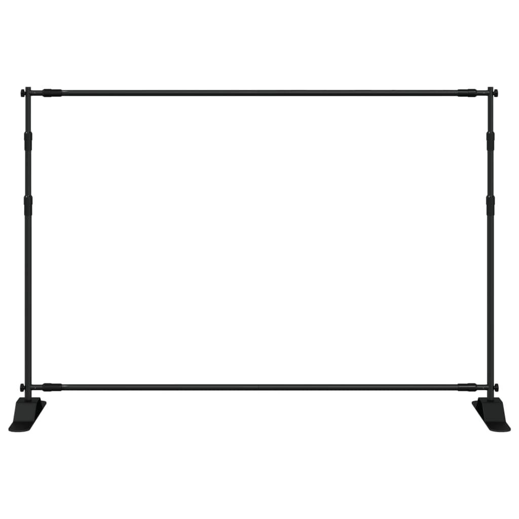 Vidaxl Hintergrund Standard 305x243 cm Stahlschwarz