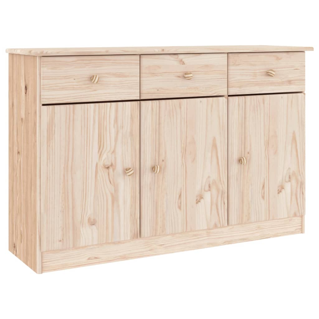 Vidaxl dressoir alta 112x35x73 cm massief grenenhout
