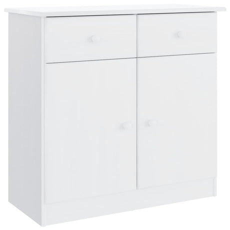 Vidaxl dressoir alta 77x35x73 cm massief grenenhout wit