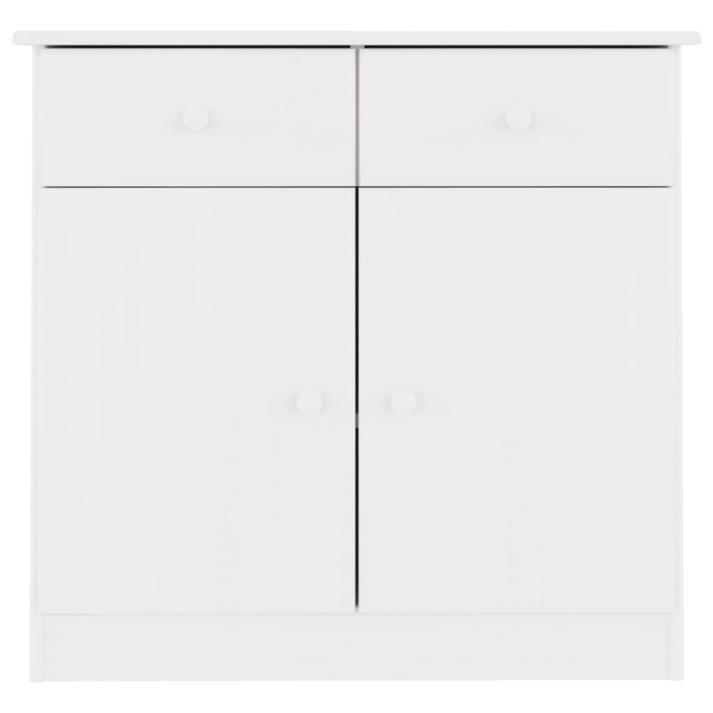 Vidaxl dressoir alta 77x35x73 cm massief grenenhout wit