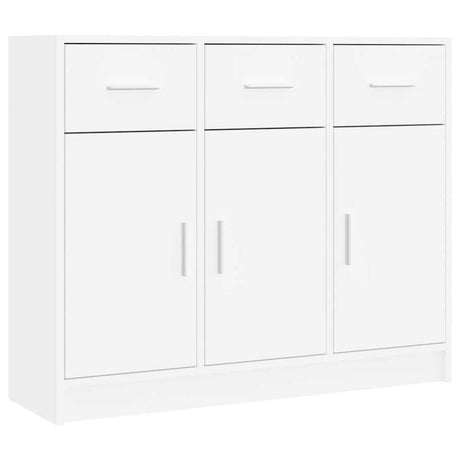 Vidaxl dressoir wit 91x28x75 cm bewerkt hout