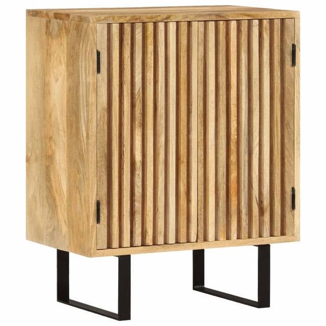 Vidaxl dressoir met 2 deuren 55x35x70 cm massief mangohout