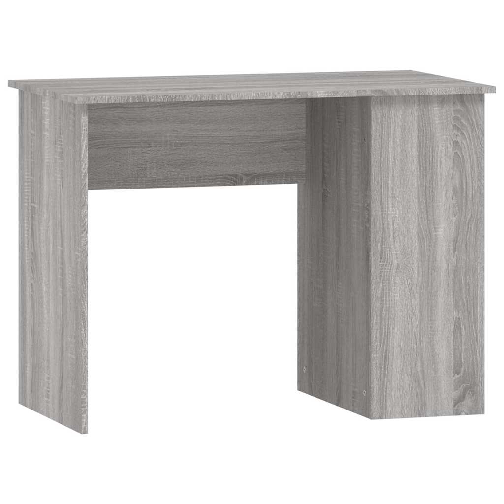 Vidaxl bureau 100x55x75 cm bewerkt hout grijs sonoma eikenkleurig