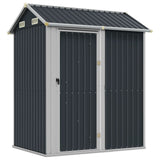 Vidaxl Garden Shed 192x152.5x237 cm galvanizovaná barva oceli antracitu