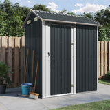 Vidaxl Garden Shed 192x152.5x237 cm galvanizovaná barva oceli antracitu