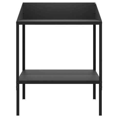Vidaxl plantenstandaard 75,5x54,5x100 cm verzinkt staal antracietkleur