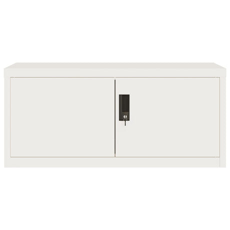 Vidaxl archiefkast 90x40x40 cm staal wit