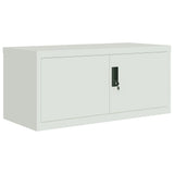 Vidaxl archiefkast 90x40x40 cm staal lichtgrijs
