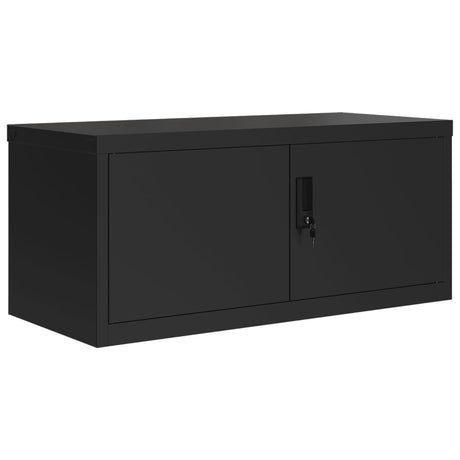 Vidaxl archiefkast 90x40x40 cm staal zwart