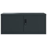 Vidaxl archiefkast 90x40x40 cm staal antracietkleurig