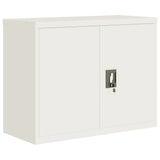 Vidaxl archiefkast 90x40x70 cm staal wit