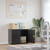 Vidaxl archiefkast 90x40x70 cm staal zwart
