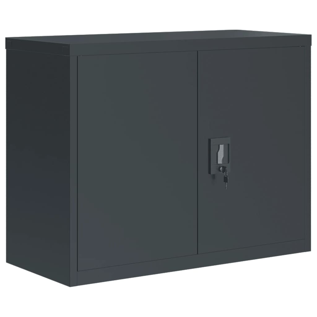 Vidaxl archiefkast 90x40x70 cm staal antracietkleurig
