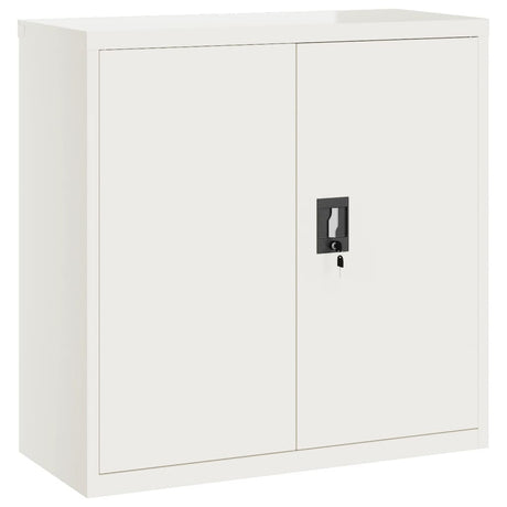Vidaxl archiefkast 90x40x90 cm staal wit
