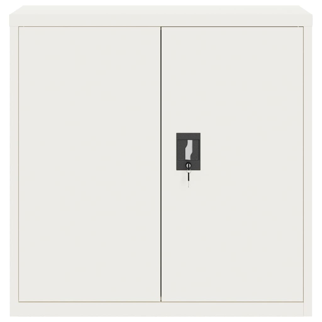 Vidaxl archiefkast 90x40x90 cm staal wit