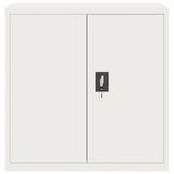 Vidaxl archiefkast 90x40x90 cm staal wit