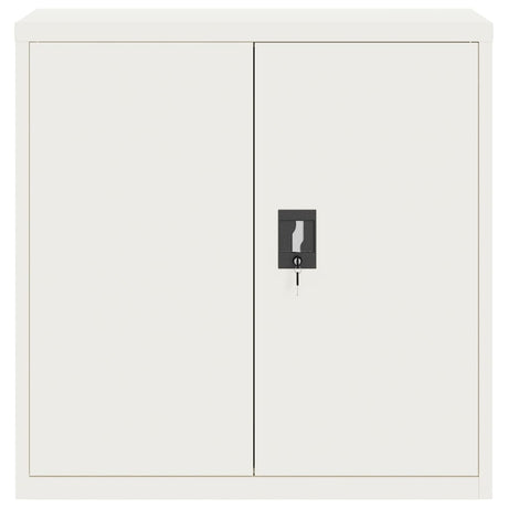 Vidaxl archiefkast 90x40x90 cm staal wit