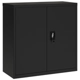 Vidaxl archiefkast 90x40x90 cm staal zwart