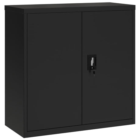 Vidaxl archiefkast 90x40x90 cm staal zwart