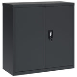 Vidaxl archiefkast 90x40x90 cm staal antracietkleurig