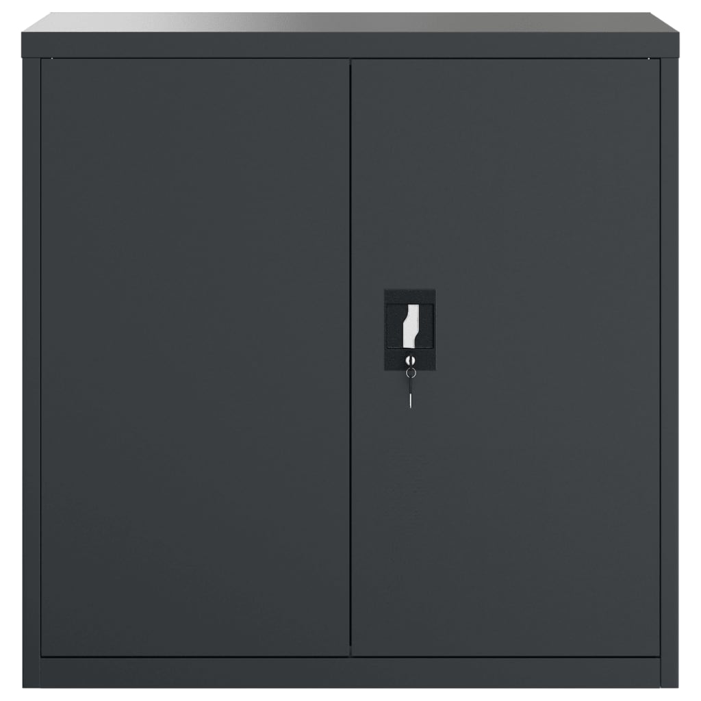 Vidaxl archiefkast 90x40x90 cm staal antracietkleurig