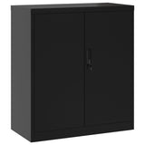 Vidaxl archiefkast 79x40x90 cm staal zwart