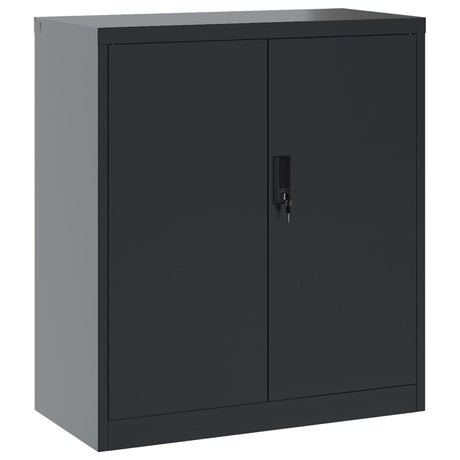 Vidaxl archiefkast 79x40x90 cm staal antracietkleurig