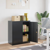 Vidaxl archiefkast 79x40x90 cm staal antracietkleurig
