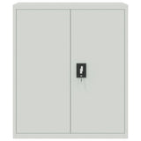 Vidaxl archiefkast 90x40x105 cm staal lichtgrijs