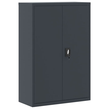 Vidaxl archiefkast 90x40x140 cm staal antracietkleurig