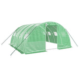 VidaXL TUINKAS with steel frame 16 m² 4x4x2 m green